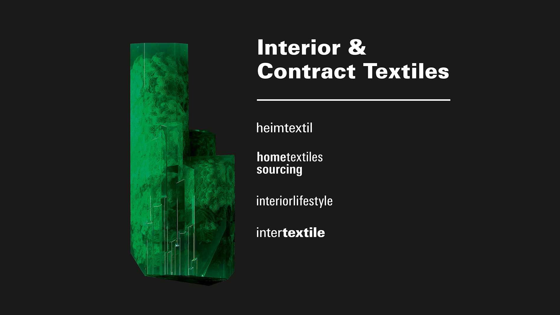 Logos aller Interior & Contract Textiles Messen