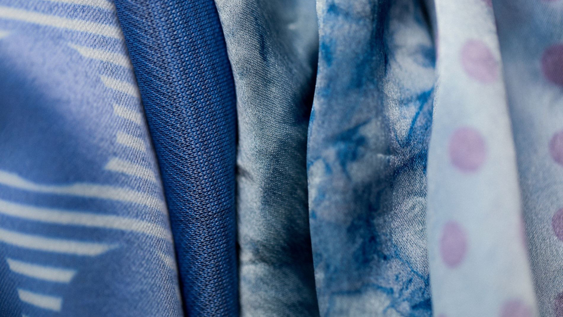 Facets of blue colour