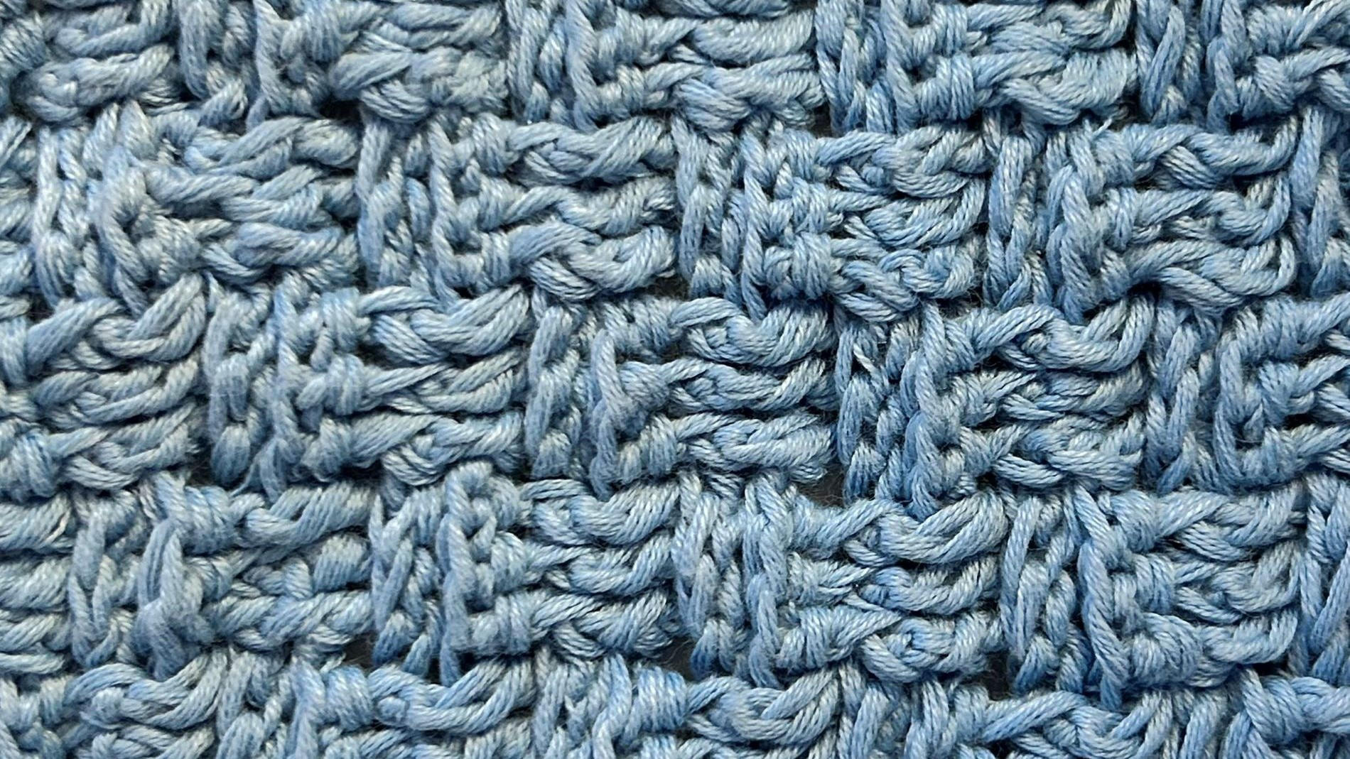 Blue fabric