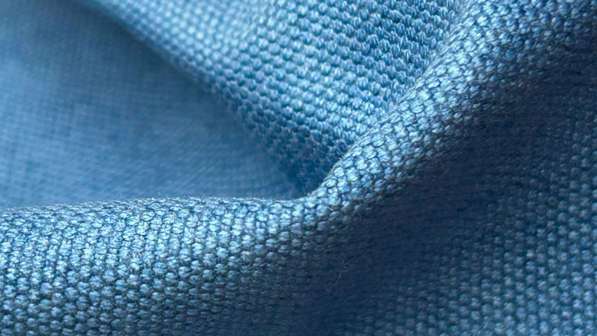 Blauer Stoff