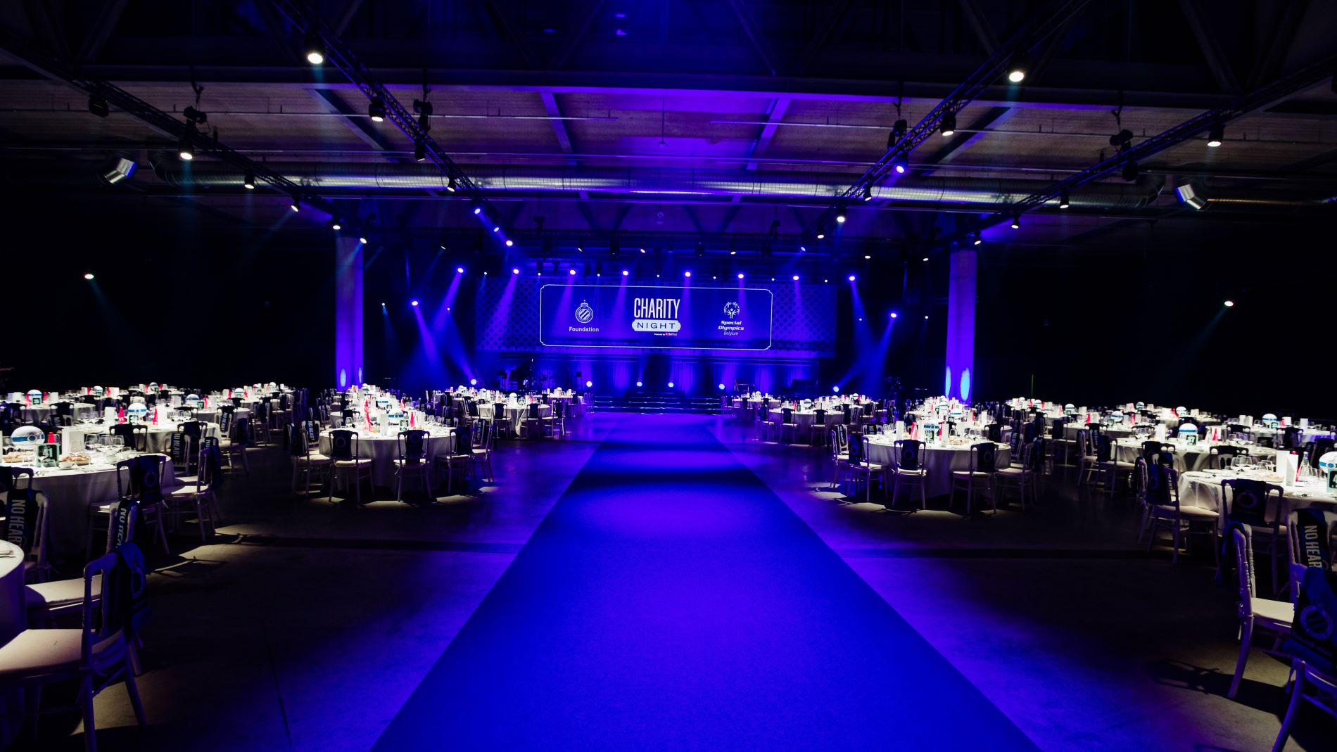 Festsaal bei einer Charity Night