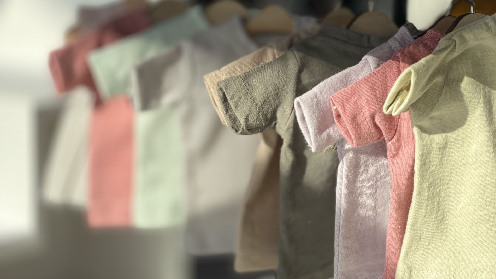 Colourful children's clothing