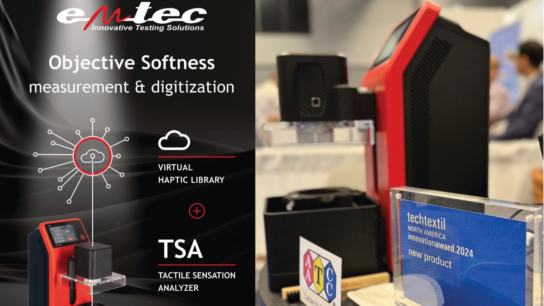 Tactile Sensation Analyser and the Virtual Haptic Library cloud solution