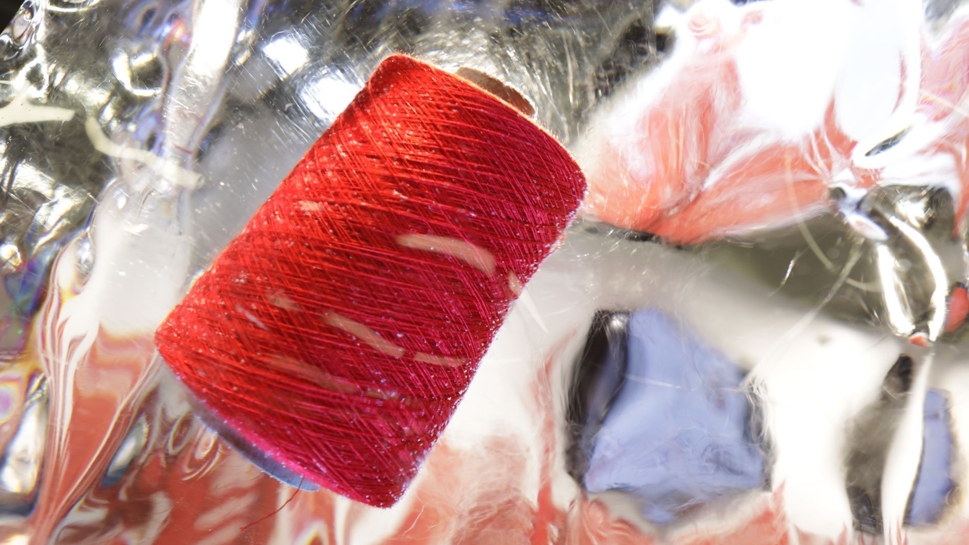 red yarn