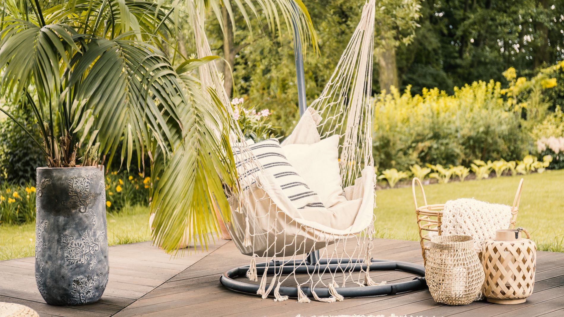 Hammock on a terrace