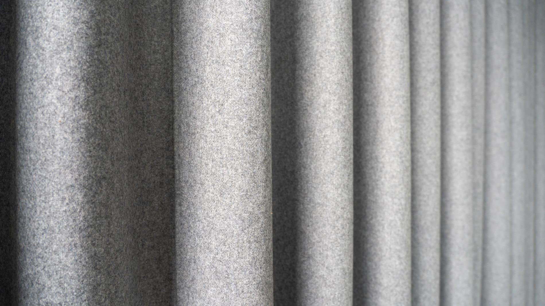 Grey curtain