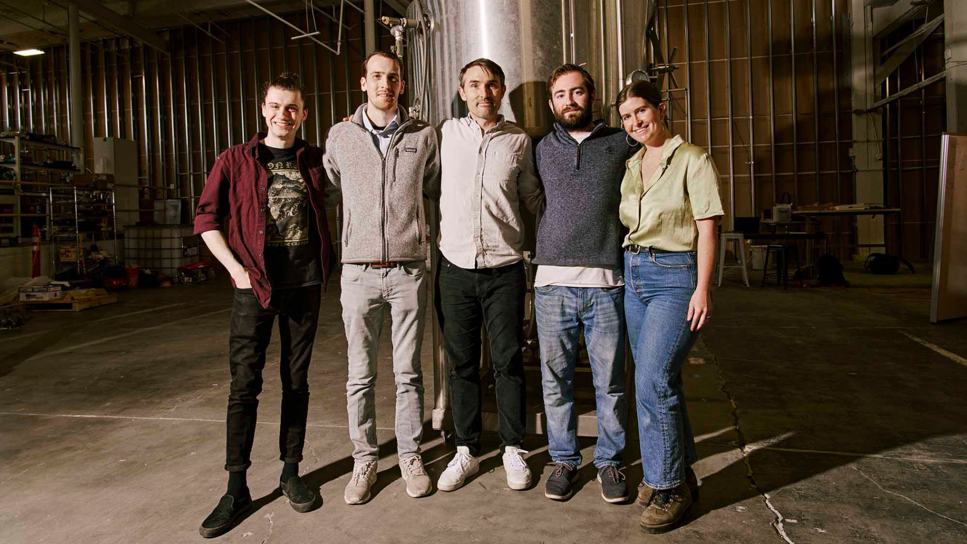 Mitglieder des Ravel-Teams in der Anlage in Seattle, USA