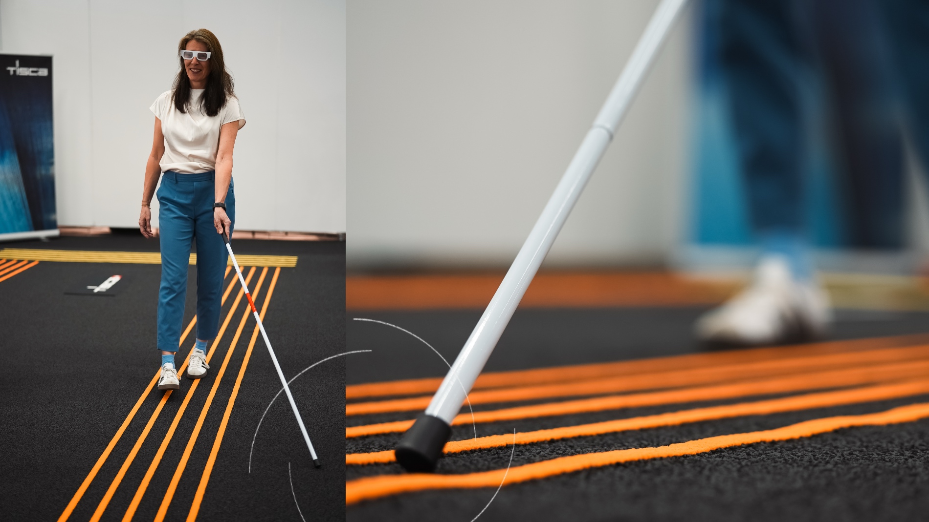 Demonstration der Innovation auf der Techtextil 2026