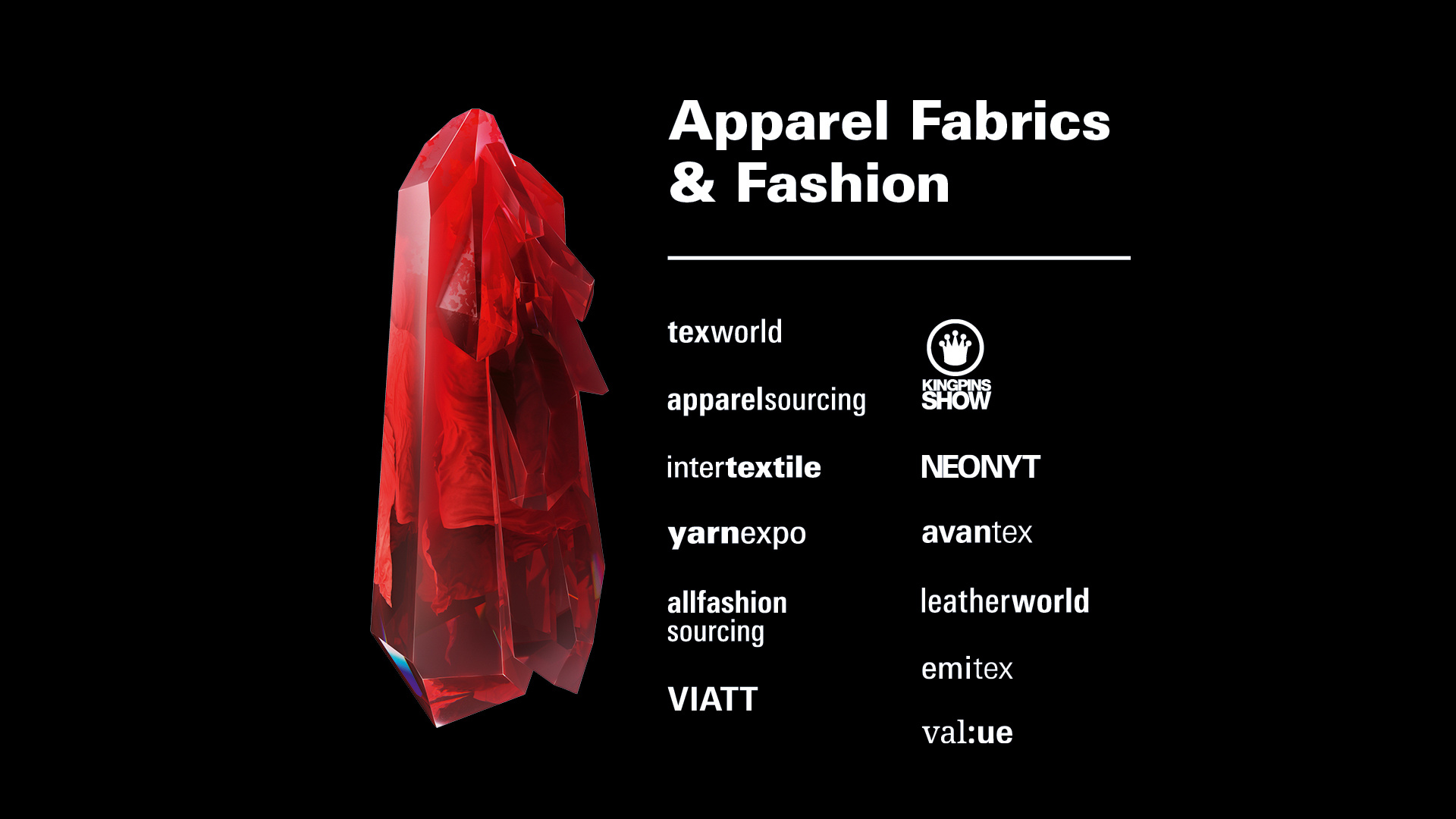 Logos aller Apparel Fabrics & Fashion Messen