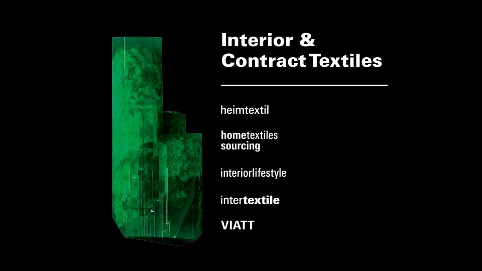 Logos of all Interior & Contract Textiles trade fairs